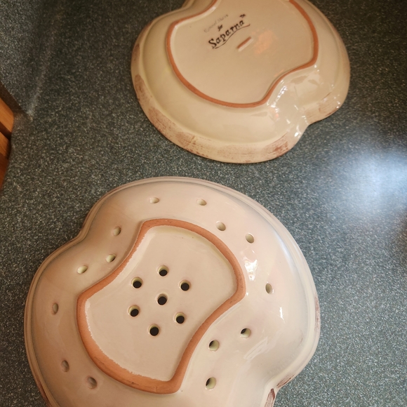 Grape Design Ceramic Colander Set - Picture 2 of 2